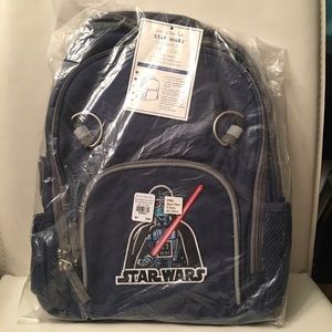 Nwt pottery barn backpack starwars navy small
